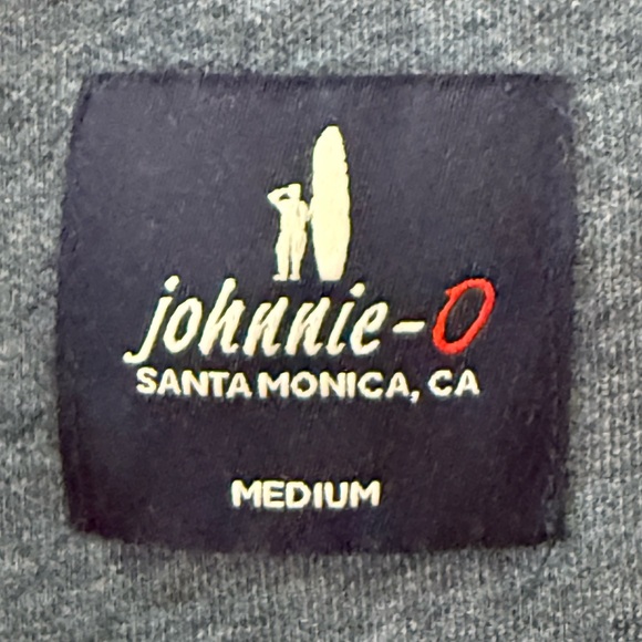 JOHNNIE-O Sully 1/4 Zip Pullover Light Gray Size M - Picture 10 of 13